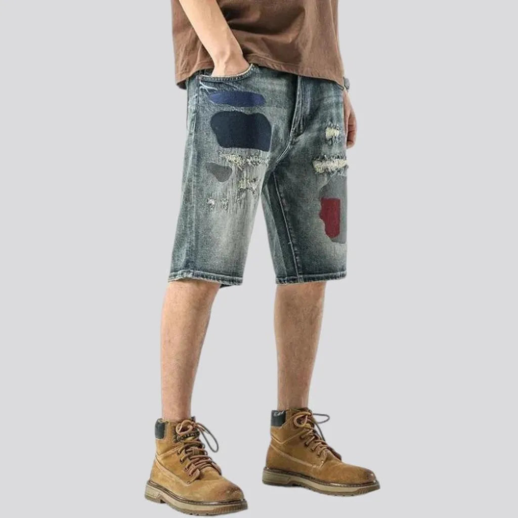 Y2k vintage men's jeans shorts