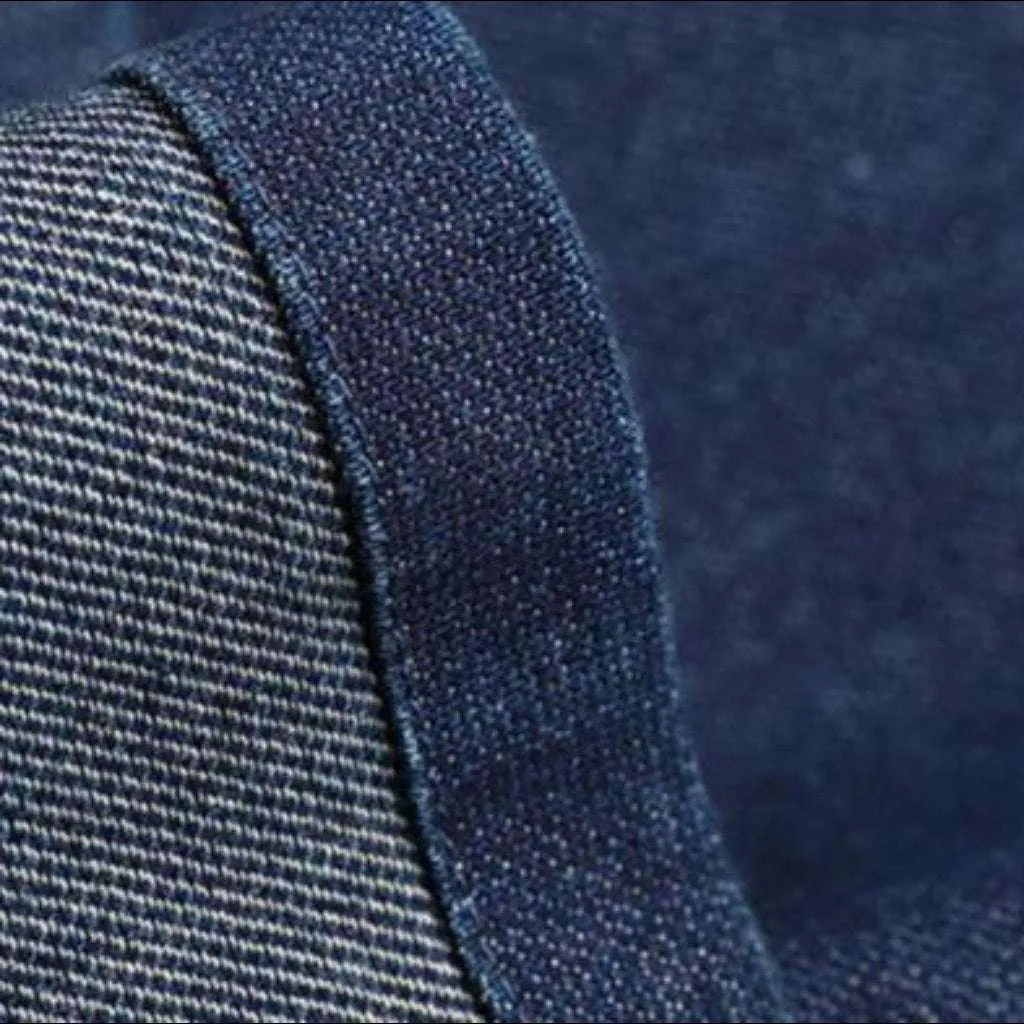 High-waist long women's jeans skirt