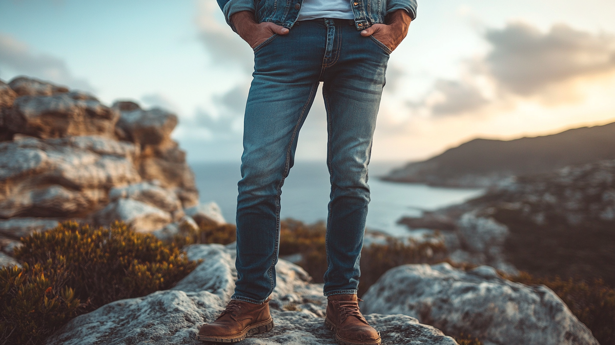 Elevate Your Style with Men's Biker Jeans in a Minimalist Wardrobe